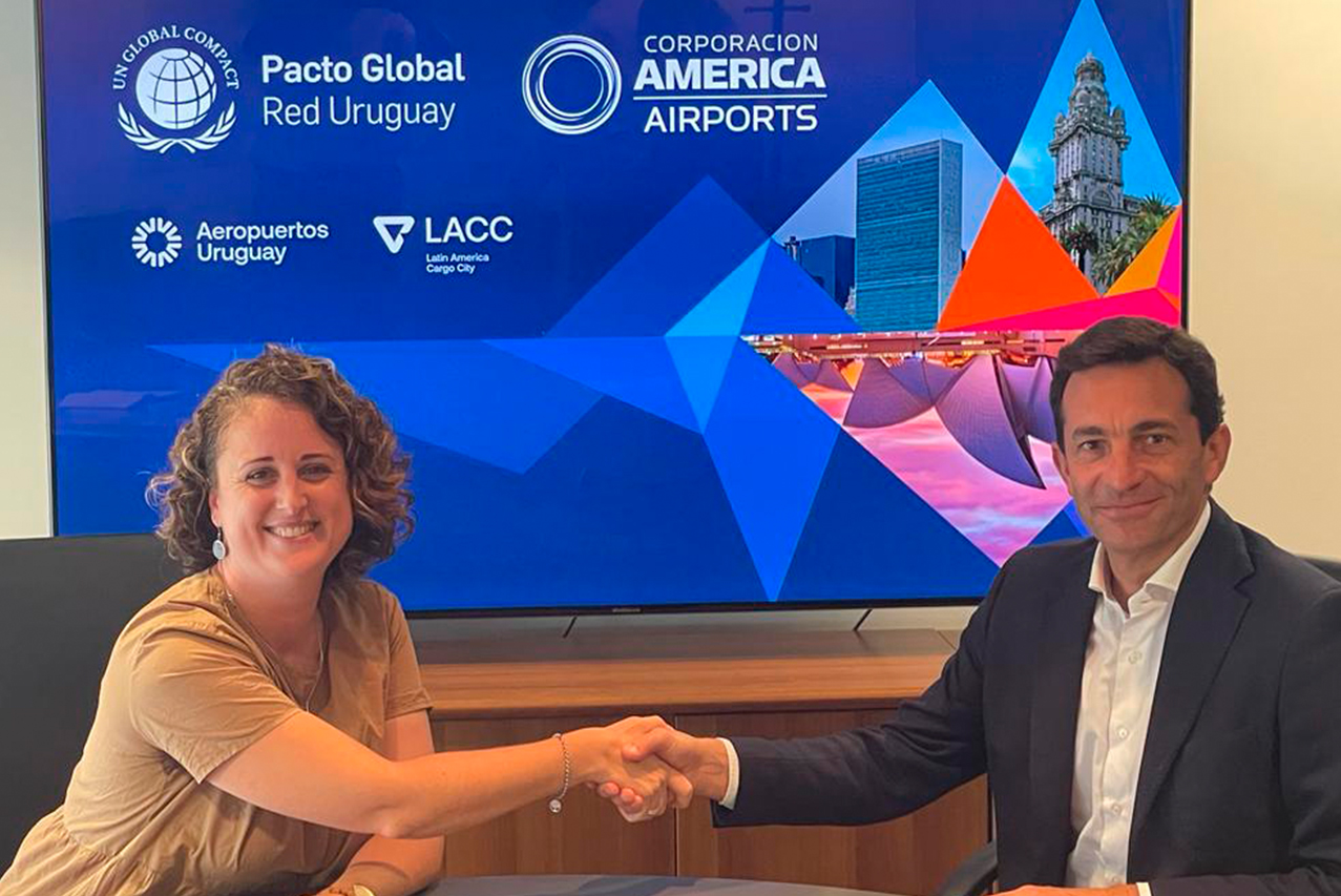 Corporación América Airports Uruguay firma adhesión al Pacto Global de Naciones Unidas 