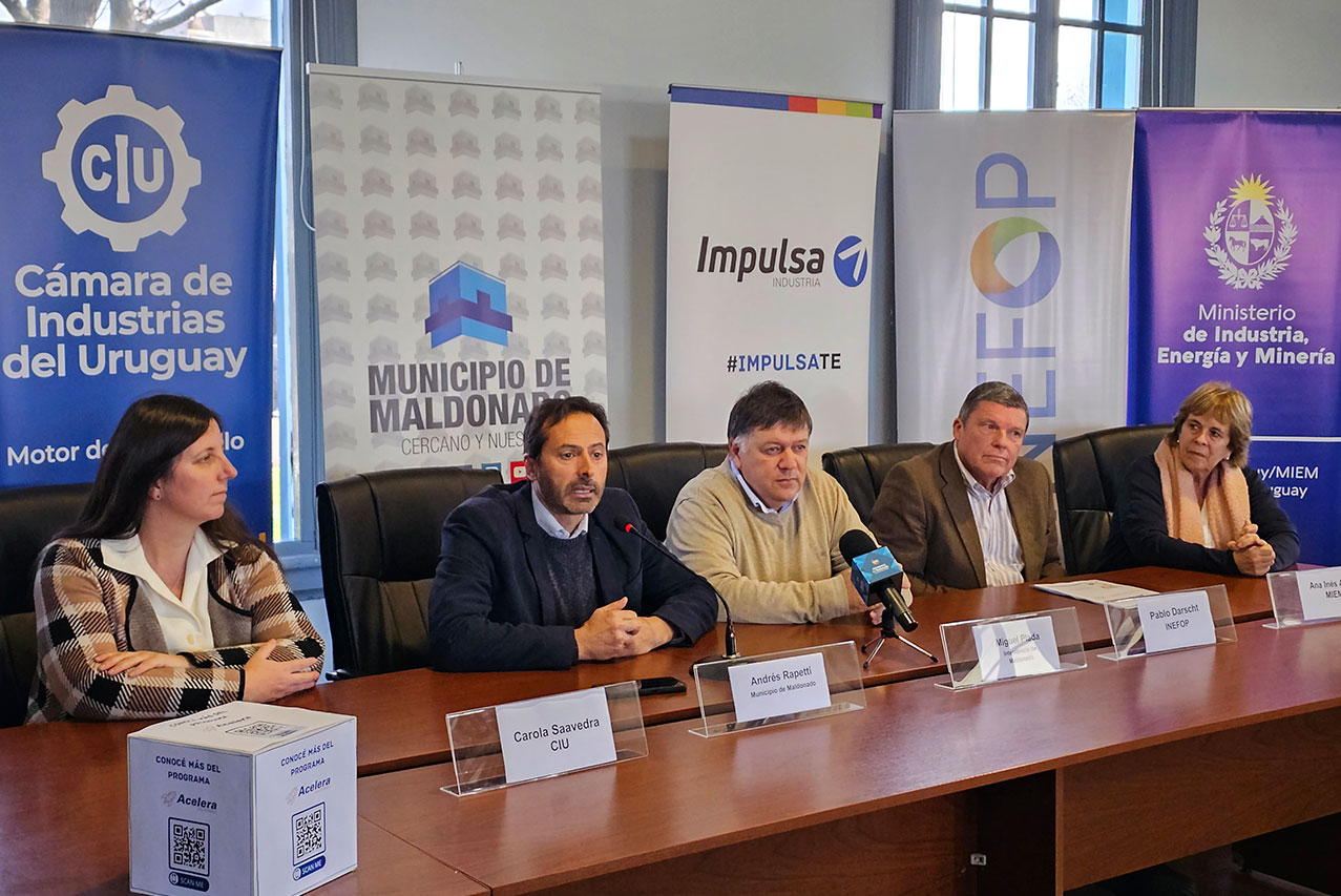 Lanzan programa público-privado para apoyar a Mypes industriales de Maldonado 