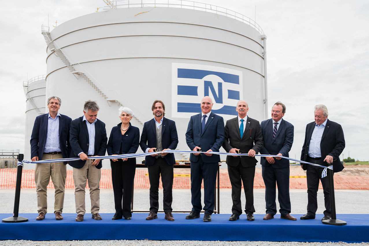 Navios Logistics inauguró terminal de graneles líquidos en su puerto de Nueva Palmira 