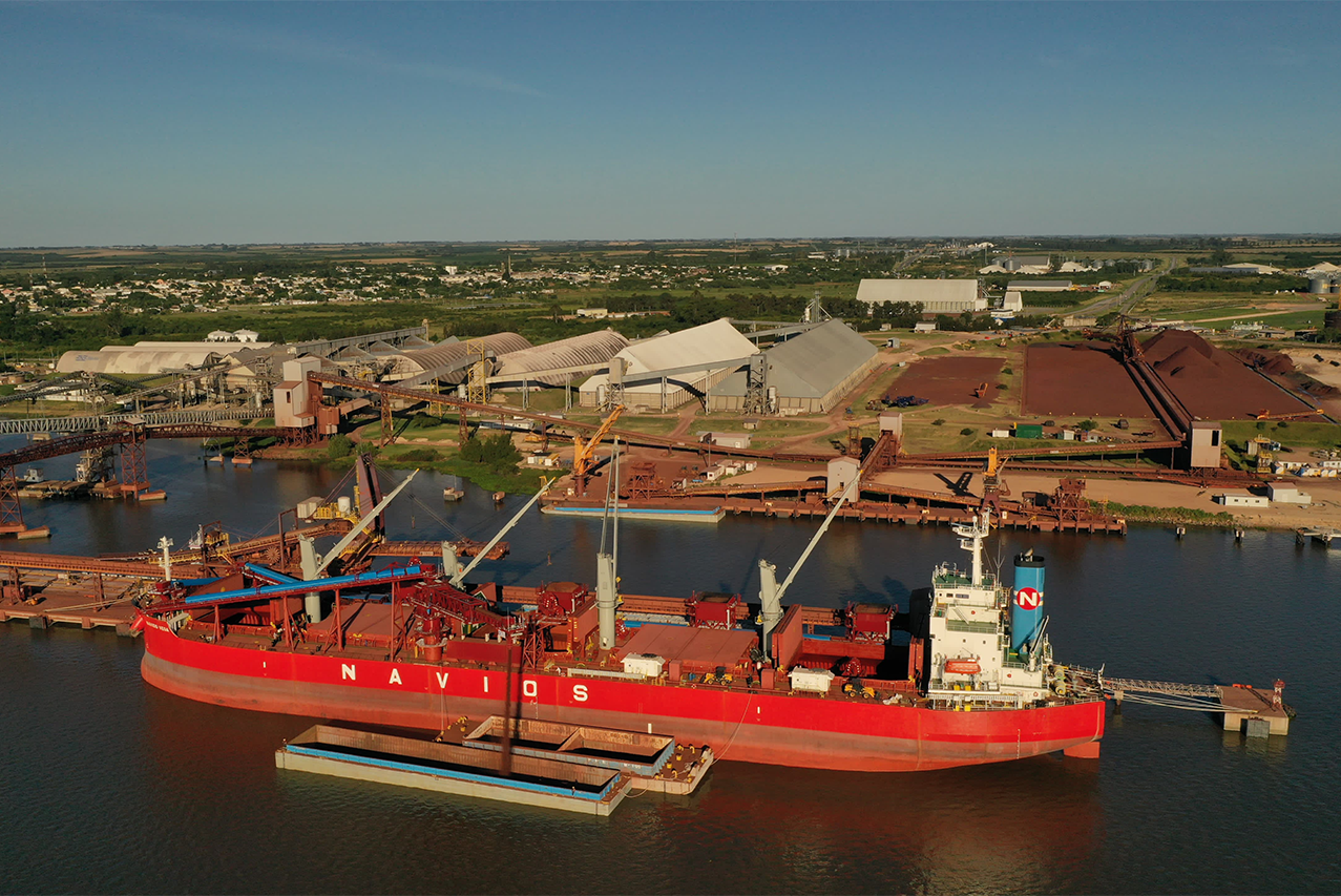 Navios South American Logistics Inc. celebra la ampliación de su puerto en Nueva Palmira, Uruguay 