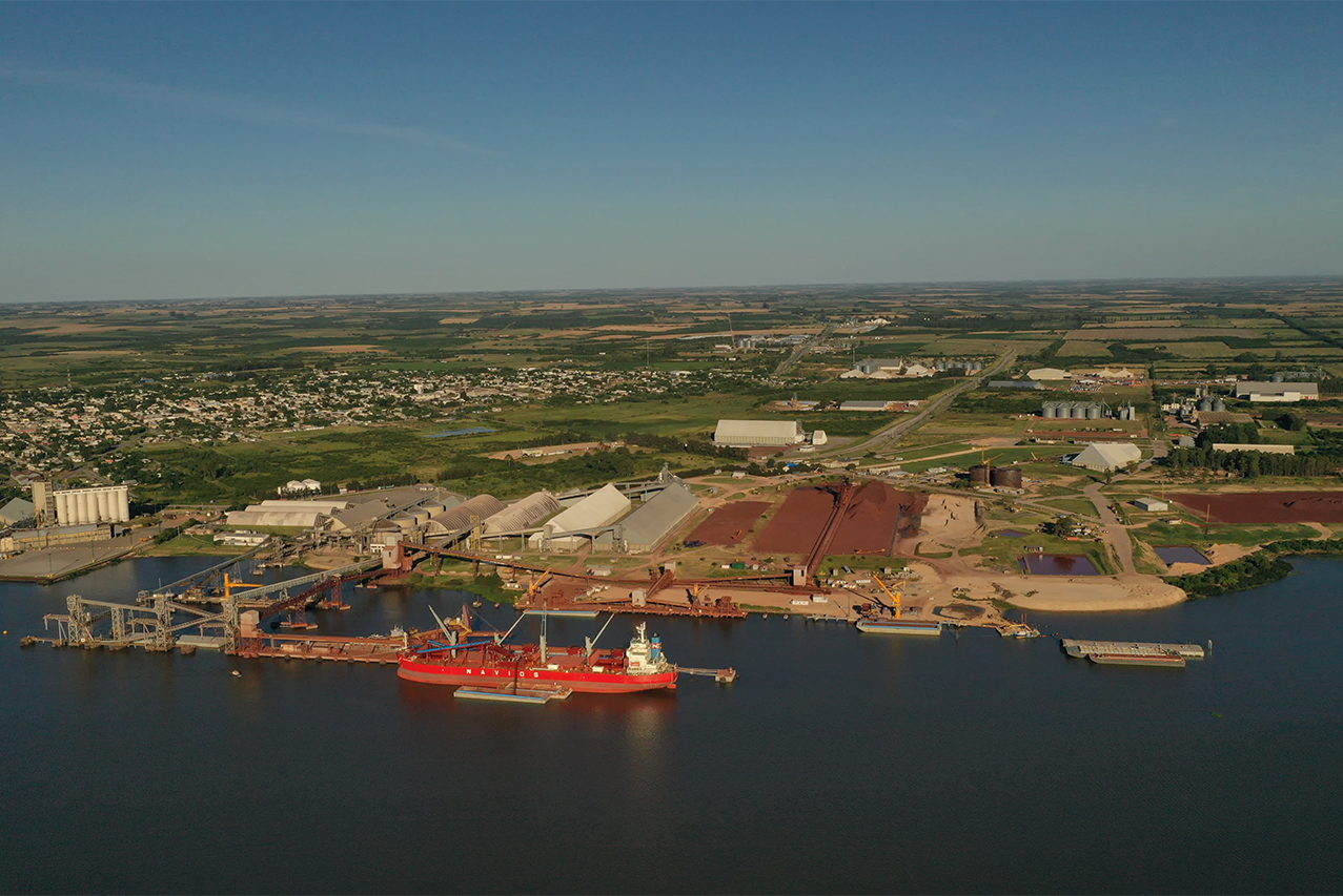 Navios South American Logistics Inc. celebra la ampliación de su puerto en Nueva Palmira, Uruguay 