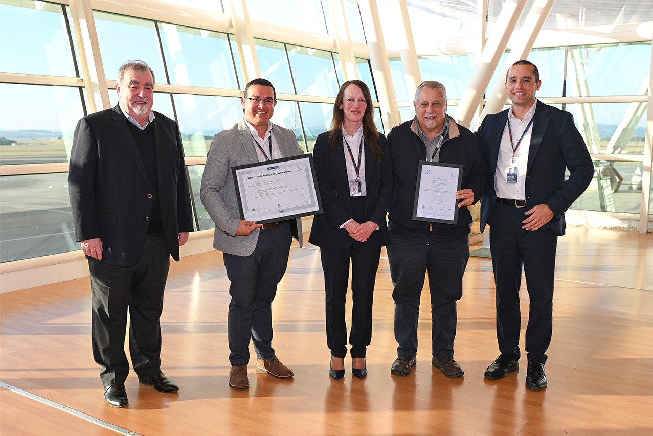 Aeropuerto Internacional de Punta del Este amplía la certificación de su Sistema de Gestión de la Calidad 
