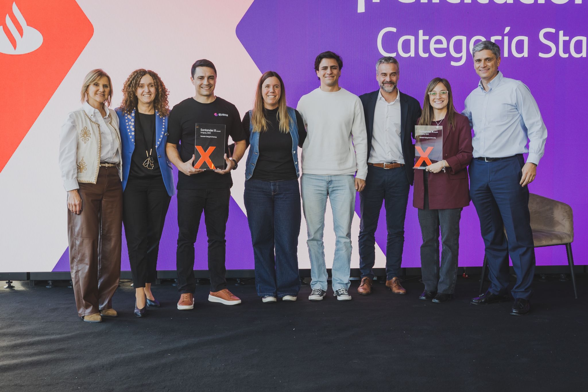 Proyectos y startups uruguayos fueron premiados en los Santander X Award 
