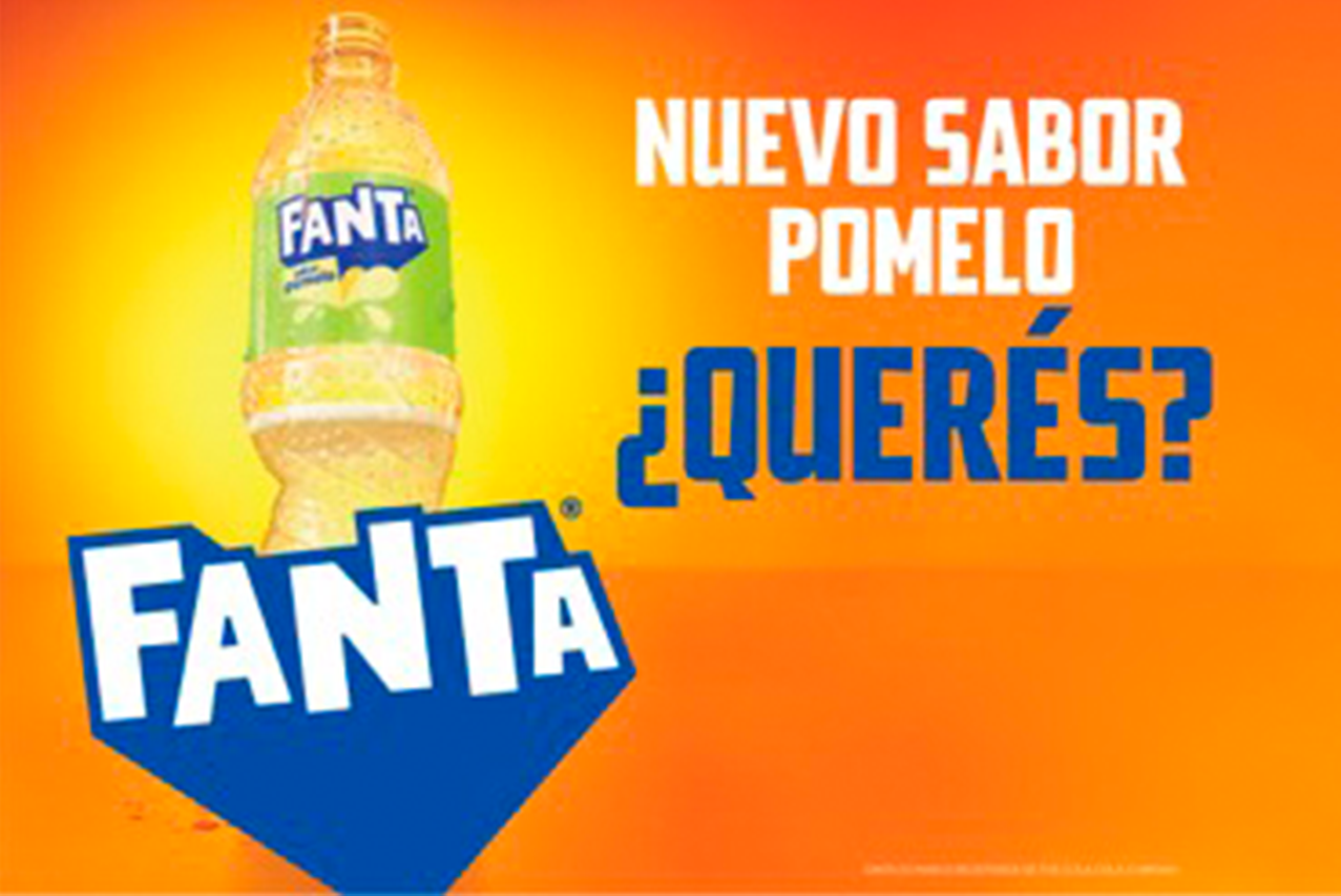 Fanta Pomelo aterriza en Uruguay con toda su frescura y sabor 