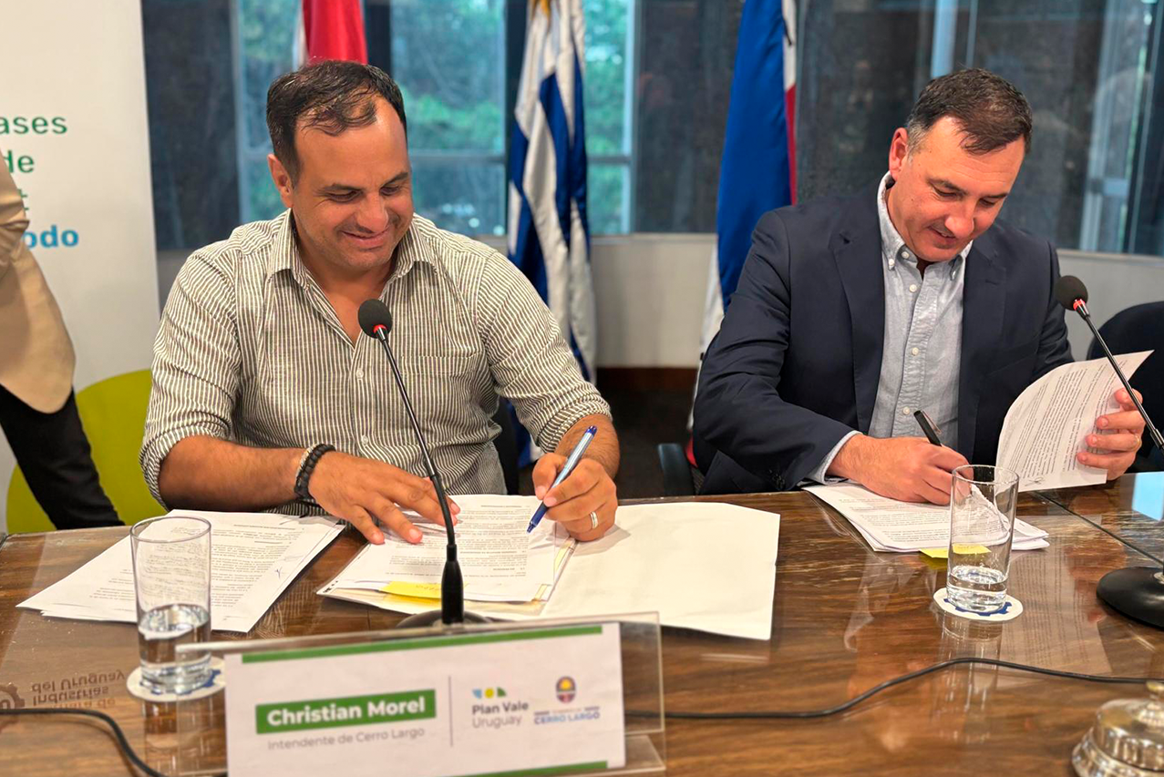 Plan Vale concretó convenio con las intendencias de Salto y Cerro Largo 