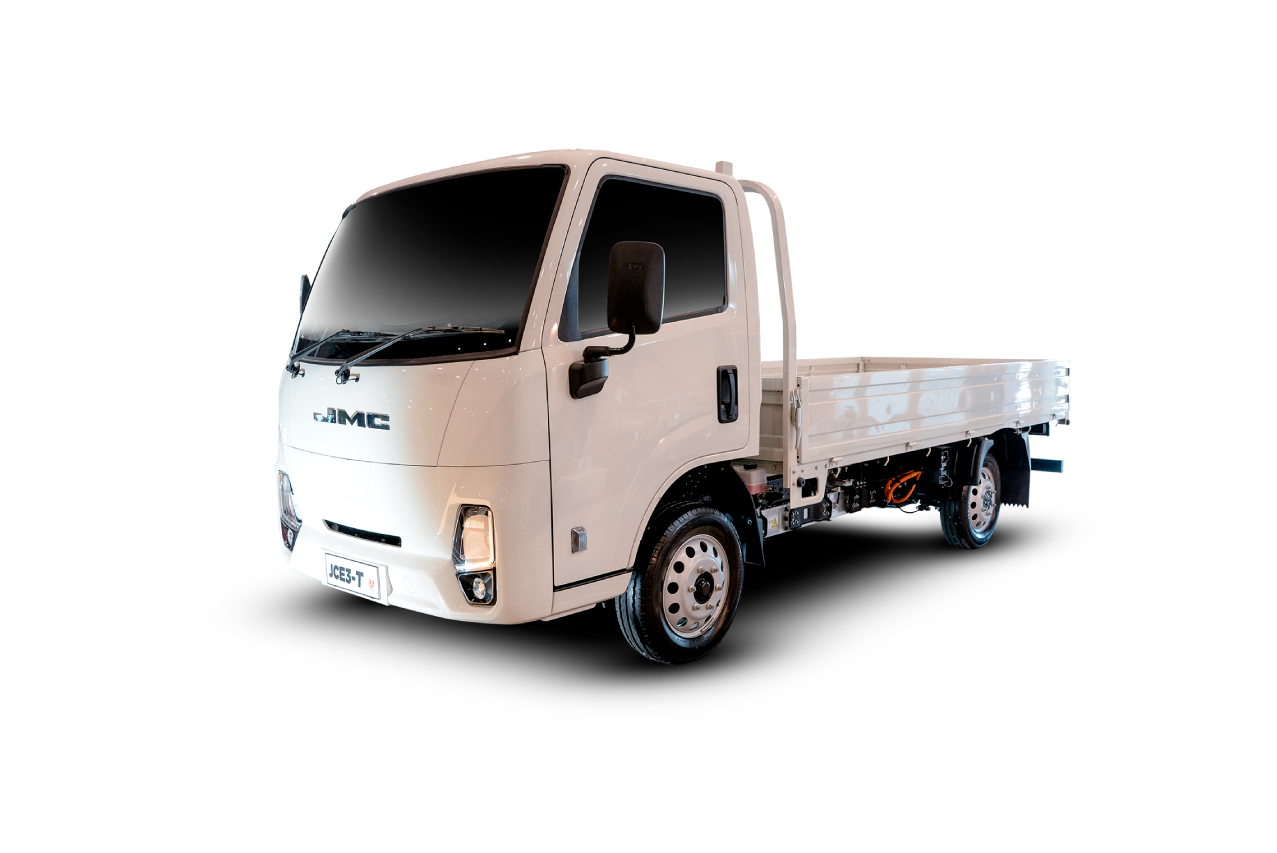 JMC presenta en Uruguay su primer camión eléctrico de rueda sencilla 