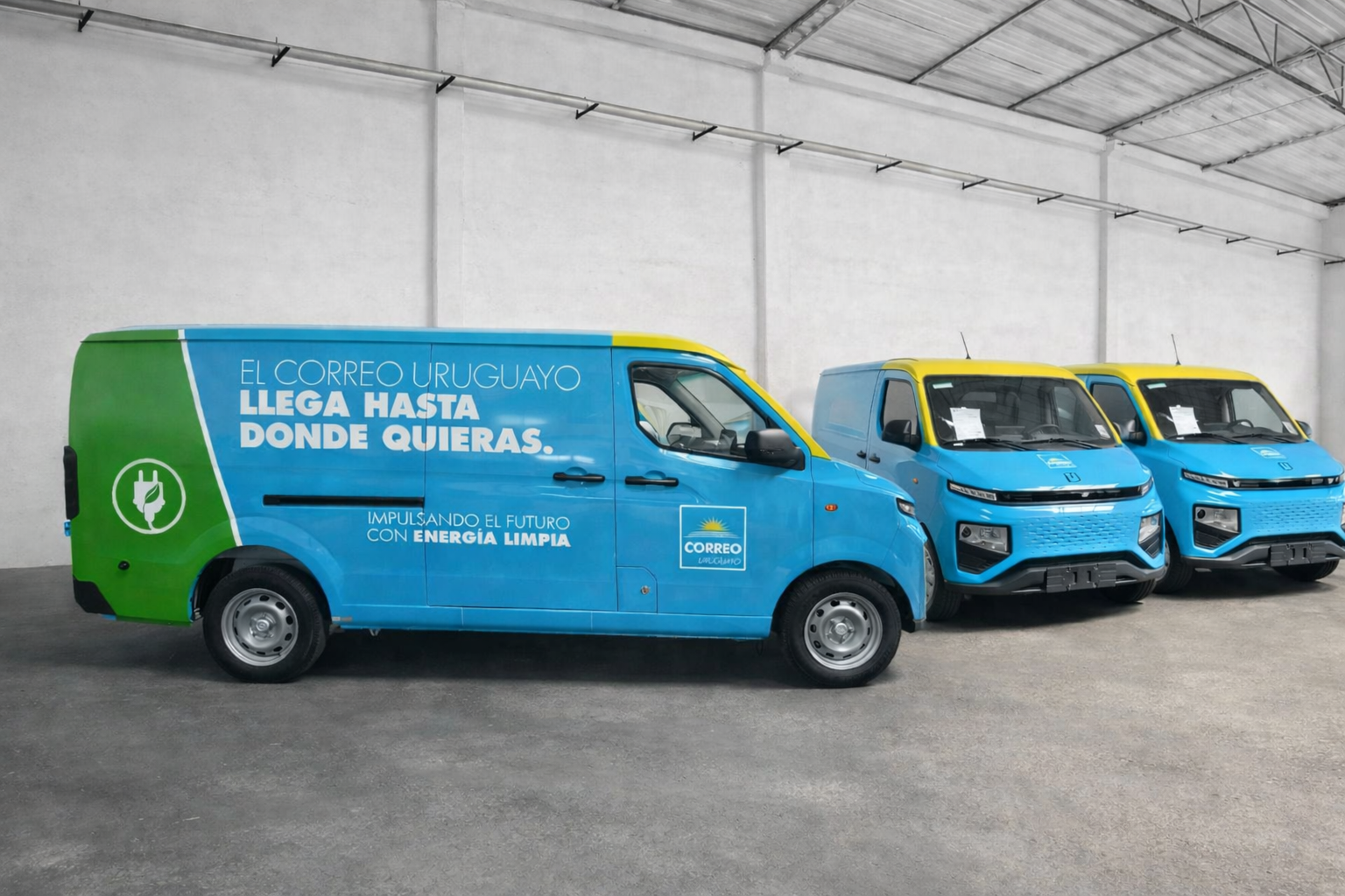 Farizon potencia la logística del Correo Uruguayo con furgones 100% eléctricos 