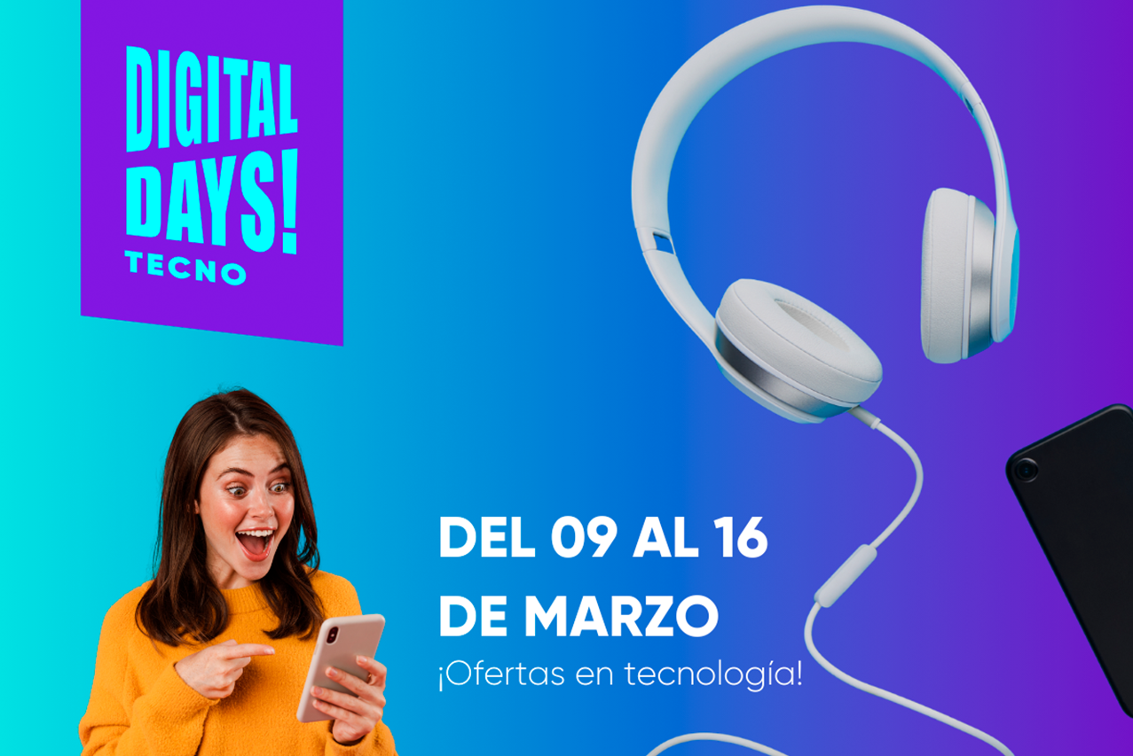 Descuentos en tecnología en nueva edición de Digital Days 