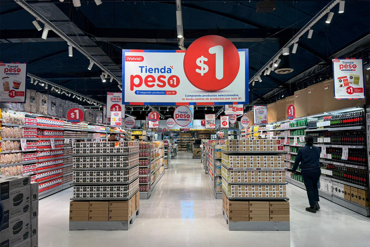 Vuelve Tienda Peso: cientos de productos a $1 en Tienda Inglesa 