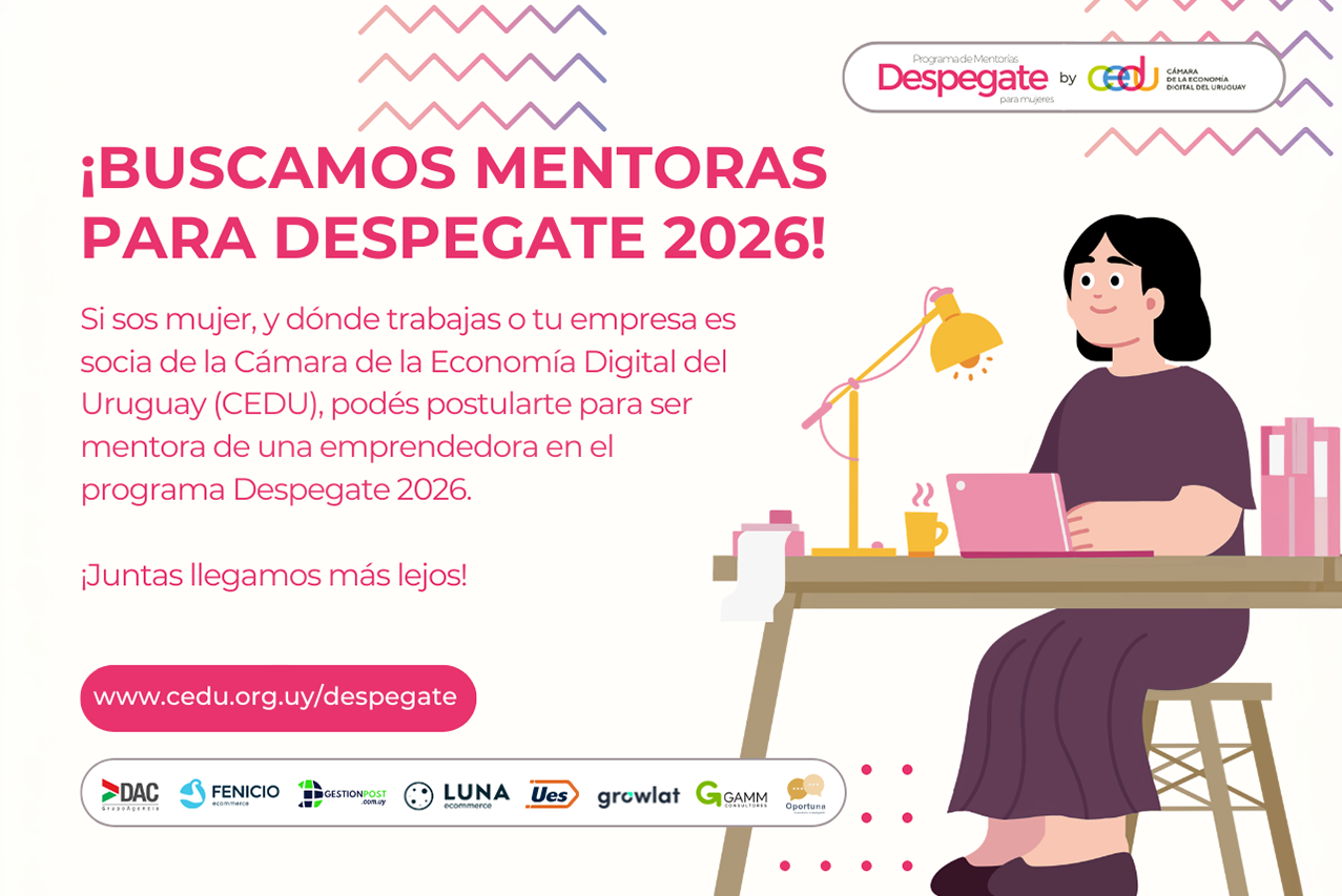 Cámara de la Economía Digital abre inscripciones para mentoras de “Despegate” 