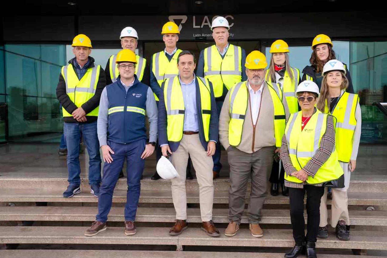 Comisión de Transporte de diputados visitó las obras de la nueva terminal logística de Latin America Cargo City 
