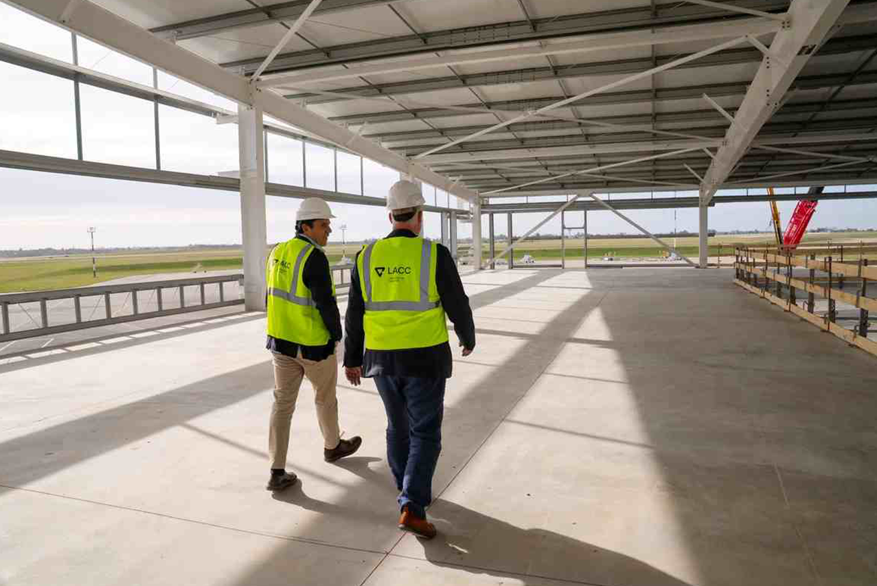 Comisión de Transporte de diputados visitó las obras de la nueva terminal logística de Latin America Cargo City 