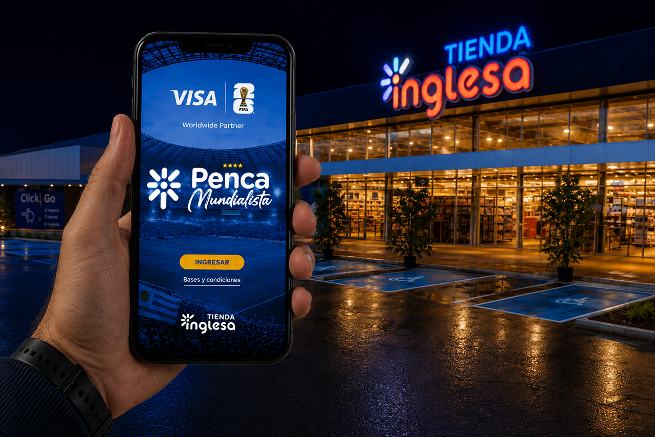 Tienda Inglesa se pone la camiseta con su Penca Mundialista 
