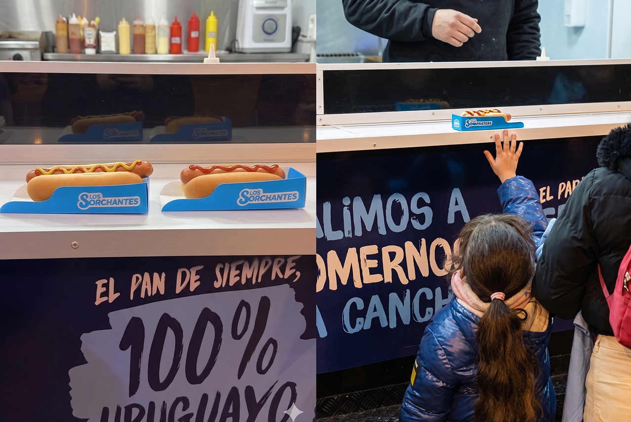 Los Sorchantes acompañó la Fan Fest en el debut de Uruguay 