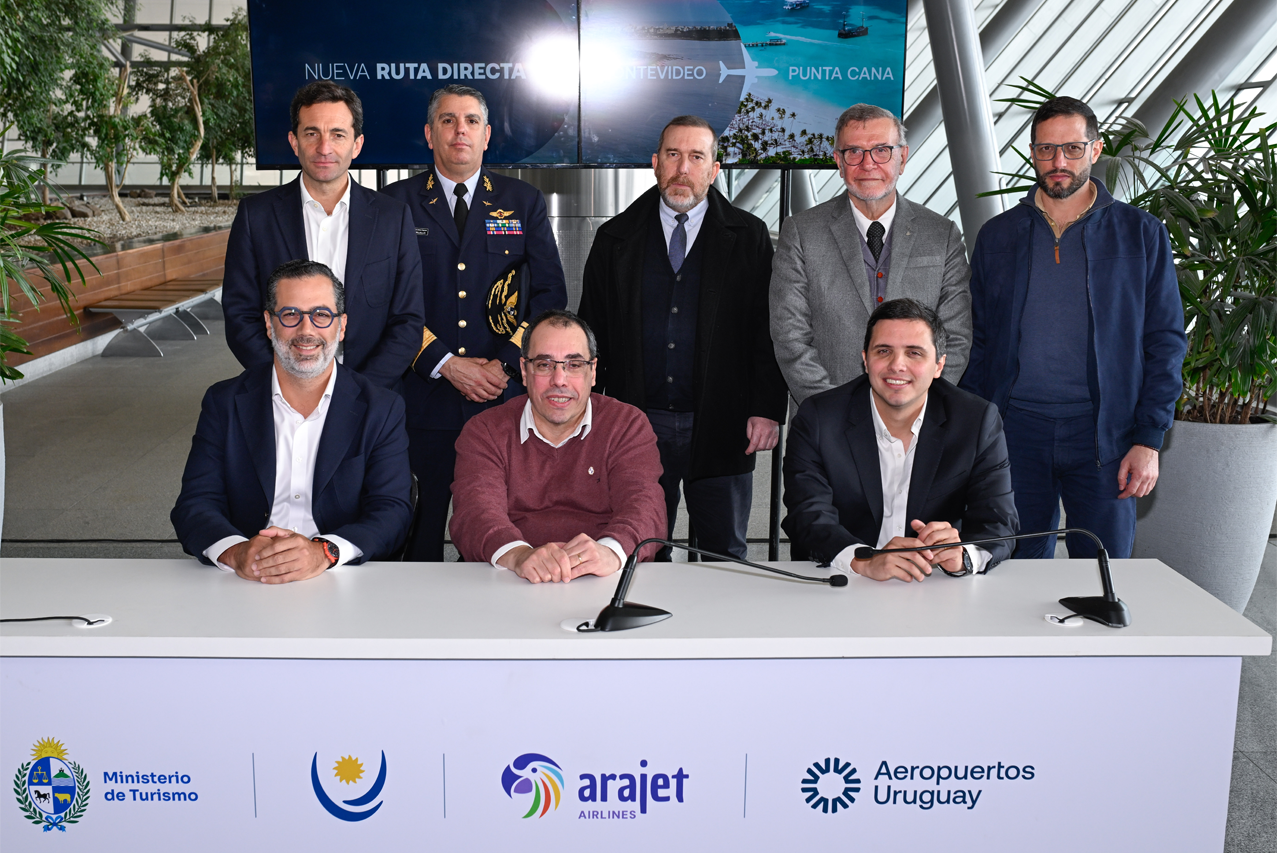 Aeropuerto de Carrasco suman una nueva ruta a Punta Cana 