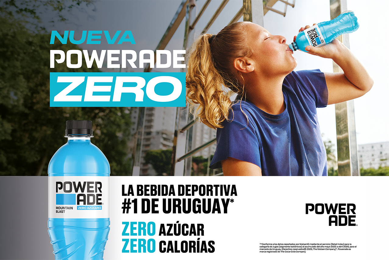 Coca-Cola Uruguay lanzó Powerade Mountain Blast Zero, el primer isotónico sin azúcar del país 