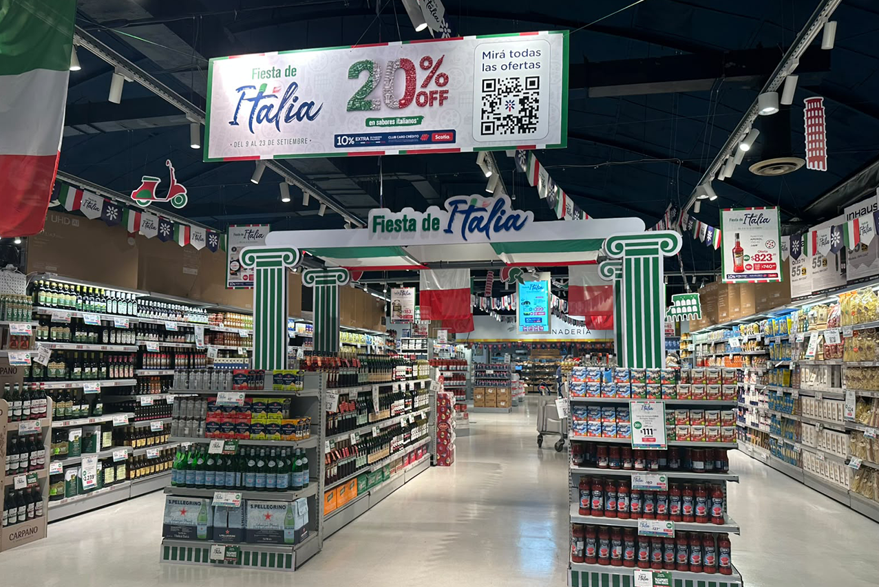 Llegó la Fiesta de Italia a Tienda Inglesa 