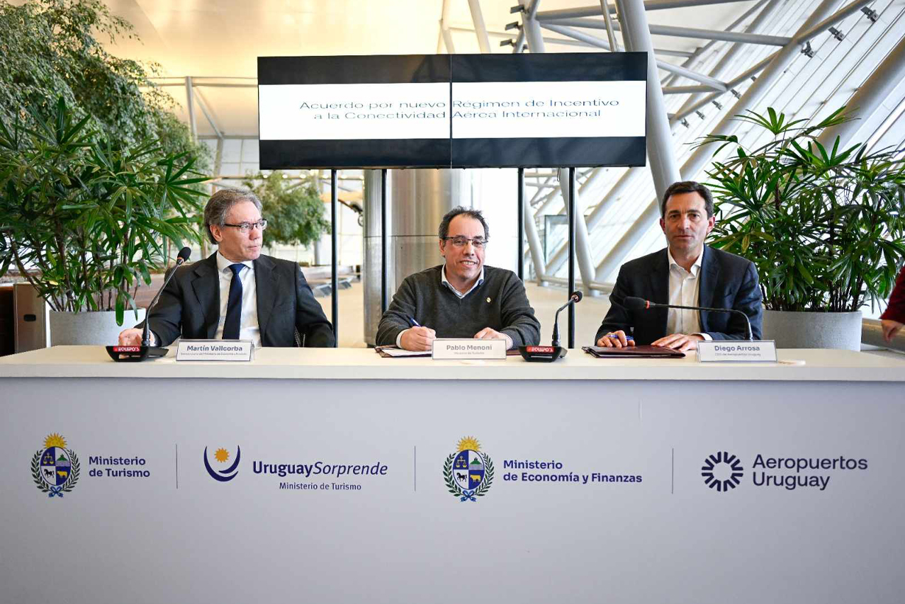 Uruguay otorgará incentivos a aerolíneas para fortalecer la conectividad e impulsar el turismo 